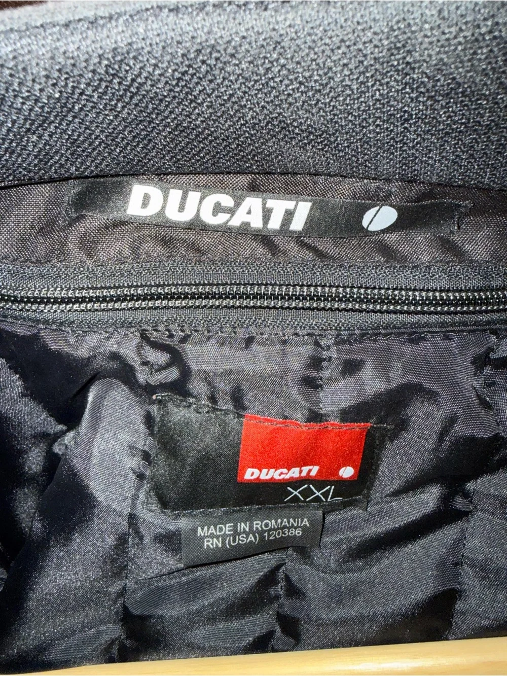 Ducati Men's Performance Jacket — Red with White & Black Accents